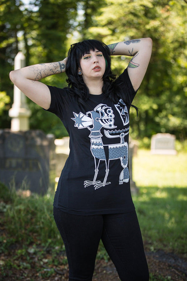 Star Creature T-Shirt, Tattoo Flash Shirt - Sage Screenprinting