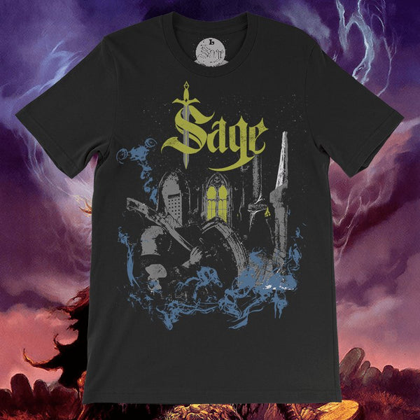 Death Knight T-Shirt, Dark Fantasy and Metal Shirts - Sage Screenprinting